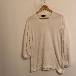 ALFANI WHITE SWEATER SIZE XL